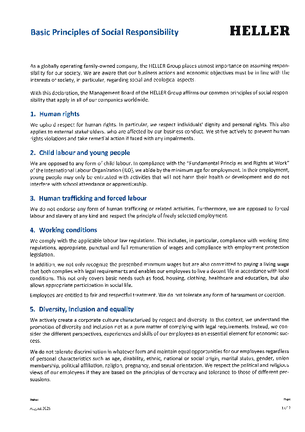 Basic Principles of Social Responsibility alt text